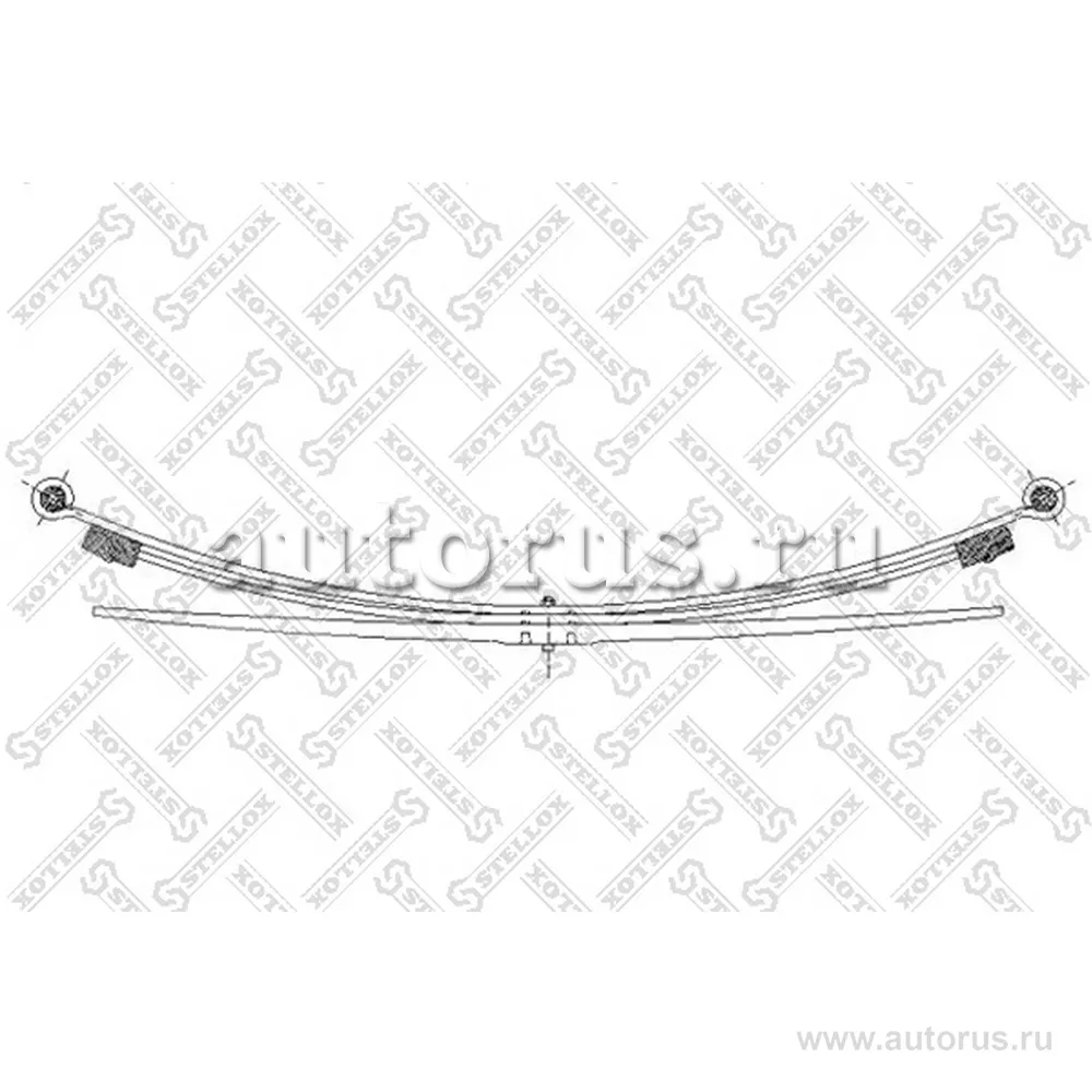 Рессора задн. 3-лист. (2+1)Ford Transit STELLOX 1200024_SX