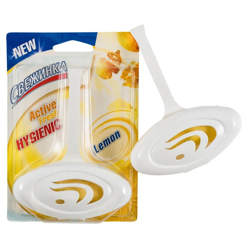 Освежитель для унитаза блистер Свежинка лимон 30 г 763160