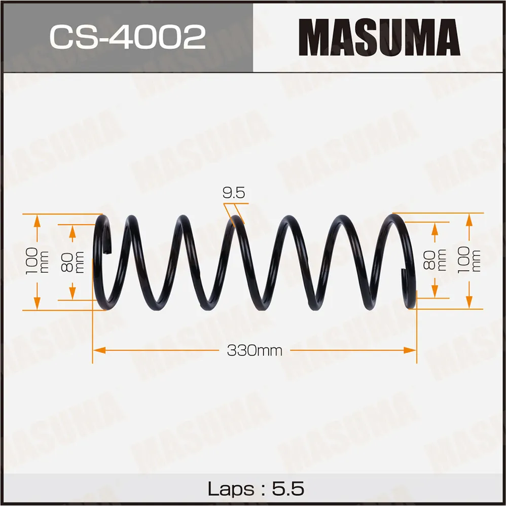 Пружина задняя MAZDA DEMIO MASUMA CS-4002