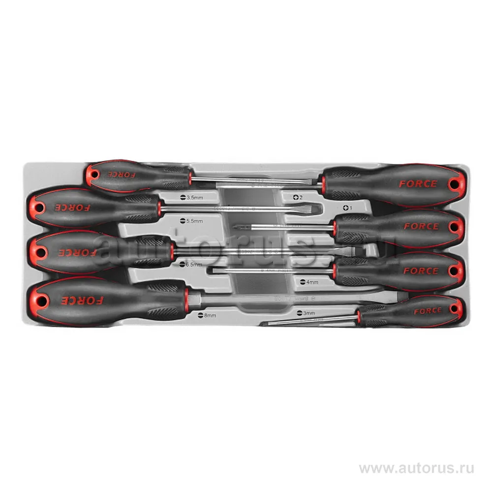 Набор отверток 8пр. FORCE T2084B