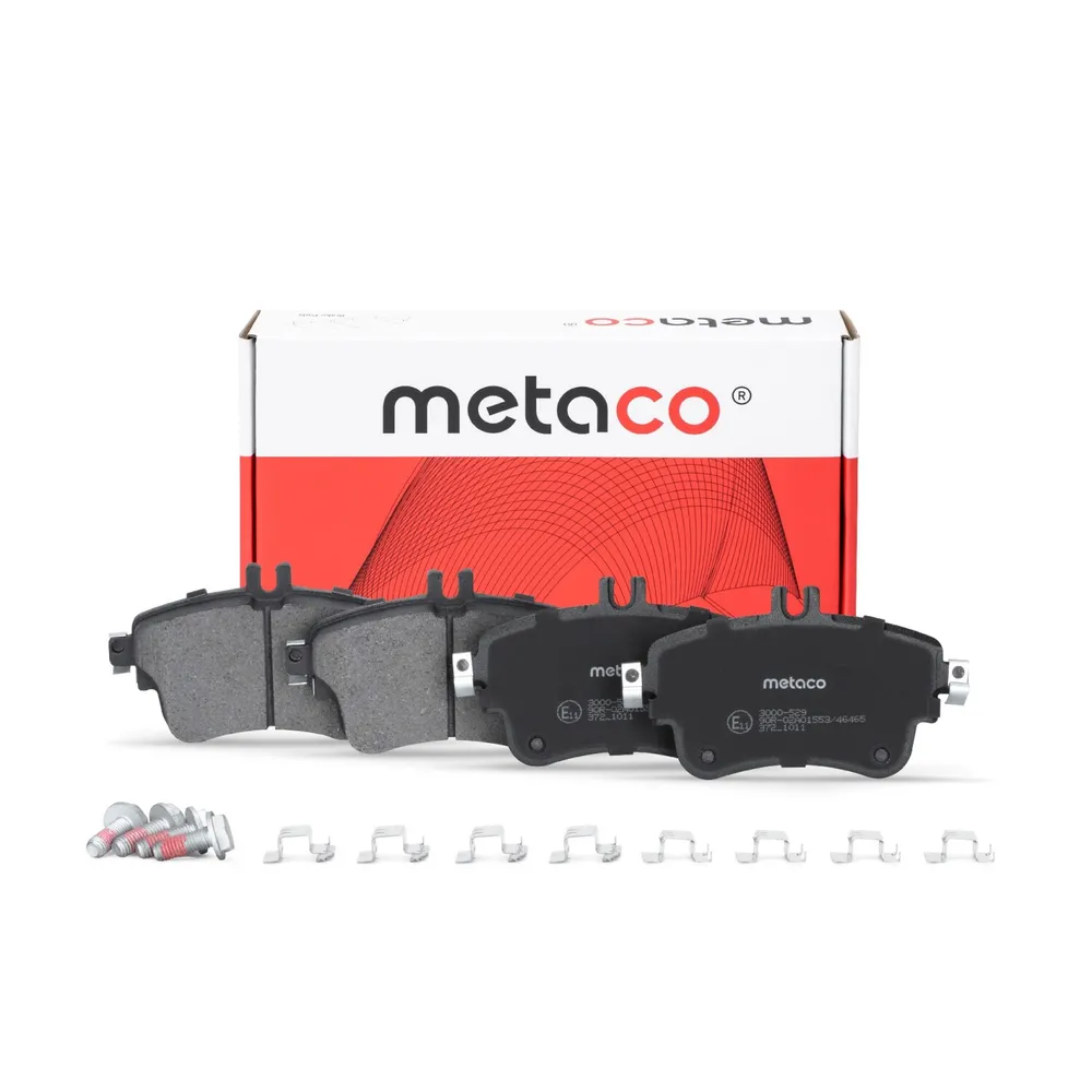 Колодки тормозные передние к-кт MERCEDES BENZ W205 (2013>) Metaco 3000-529