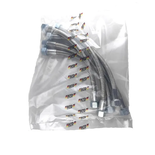 Шланги компрессора высокотемп. (цена за 5 штук) (упак. 5 шт.) PTFE АМАЗ L=640mm [110124700] гайка/ ATD ATD74181#5