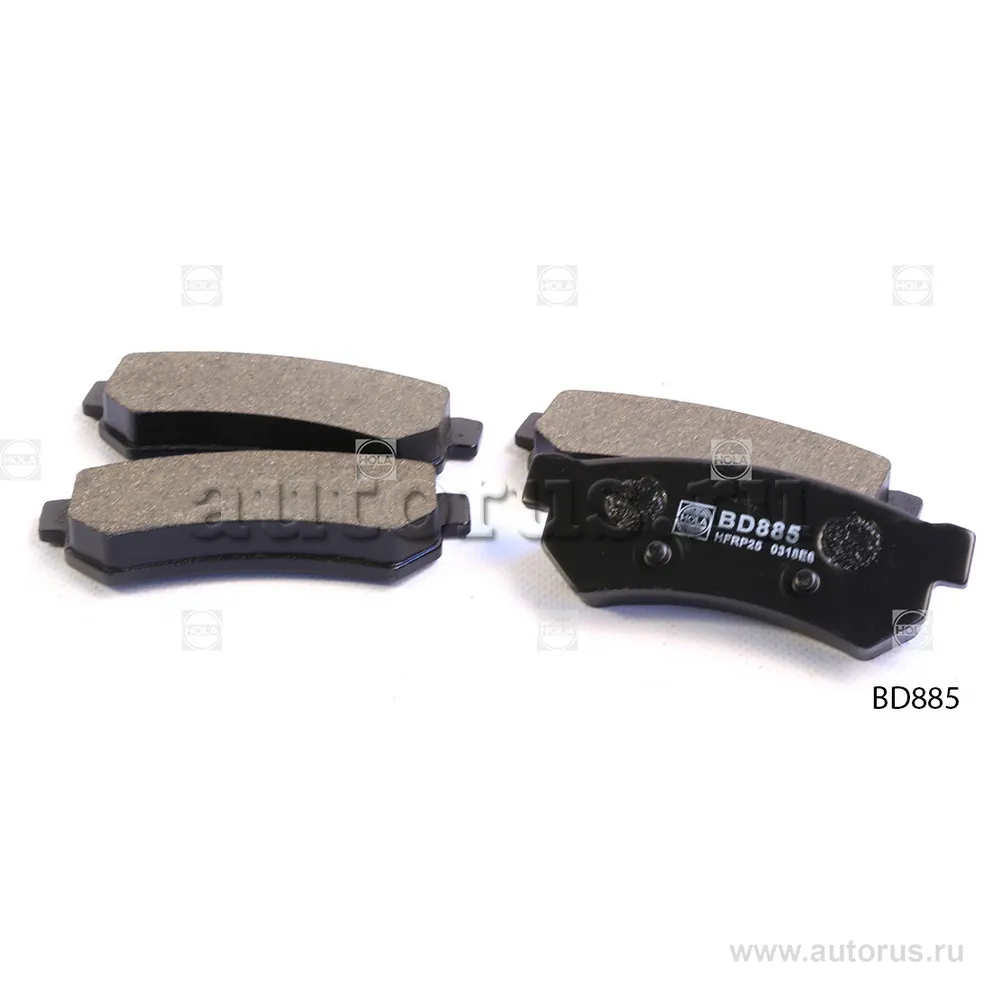 Колодки задние CHEVROLET Lacetti (j200) (07-), Nubira, DAEWOO Gen HOLA BD885