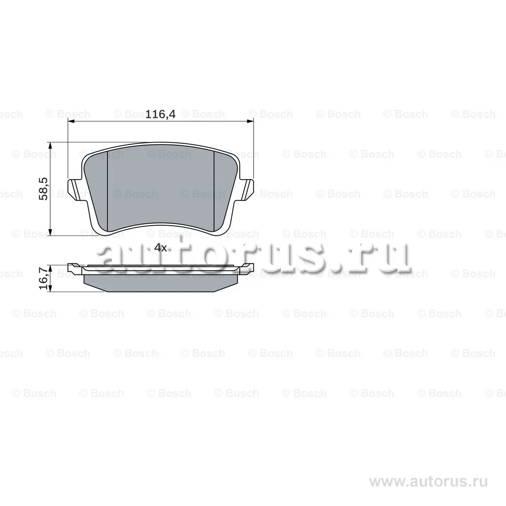 Колодки audi a4a5q5 1.8-3.2fsi 2007