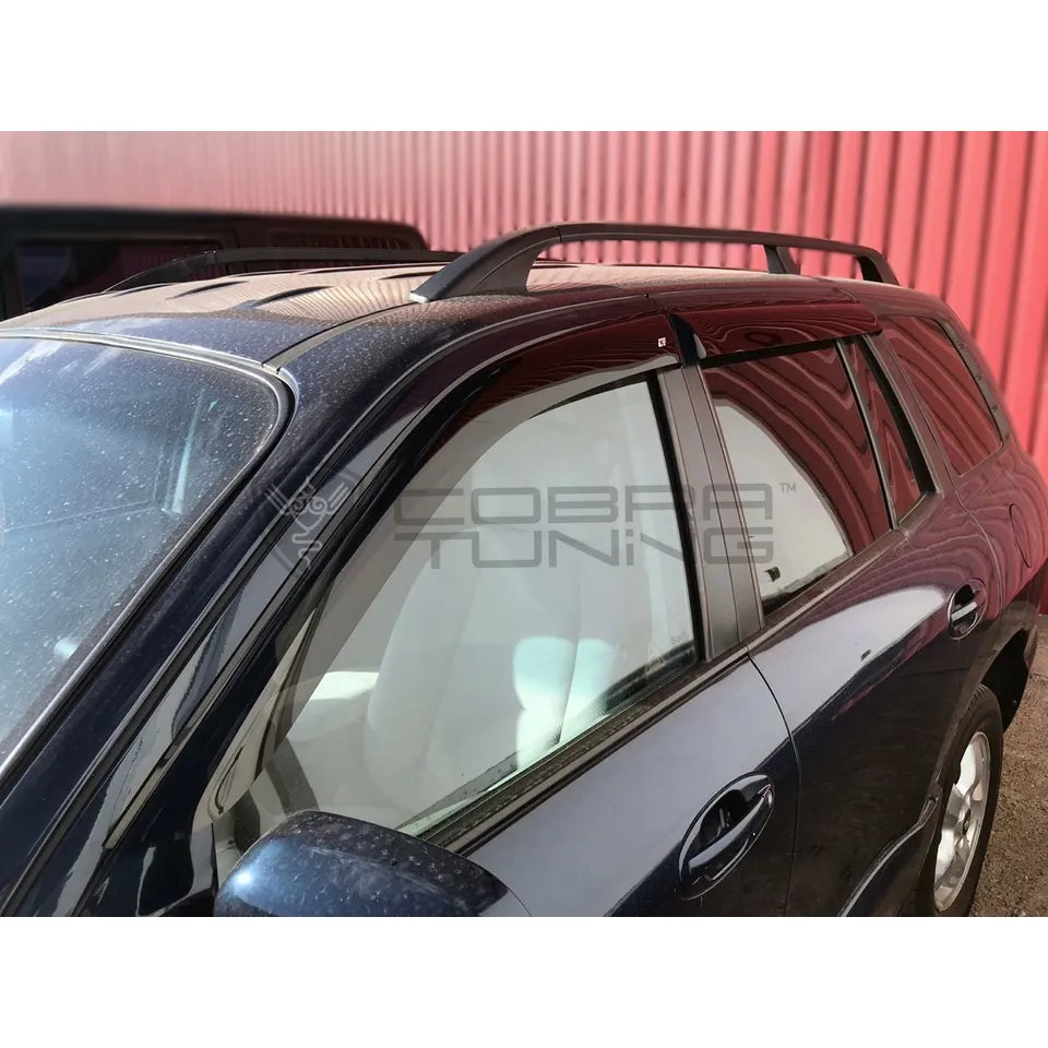 Дефлектора окон Hyundai Santa Fe I 2000-2006 деф.окон Cobra tuning H21200