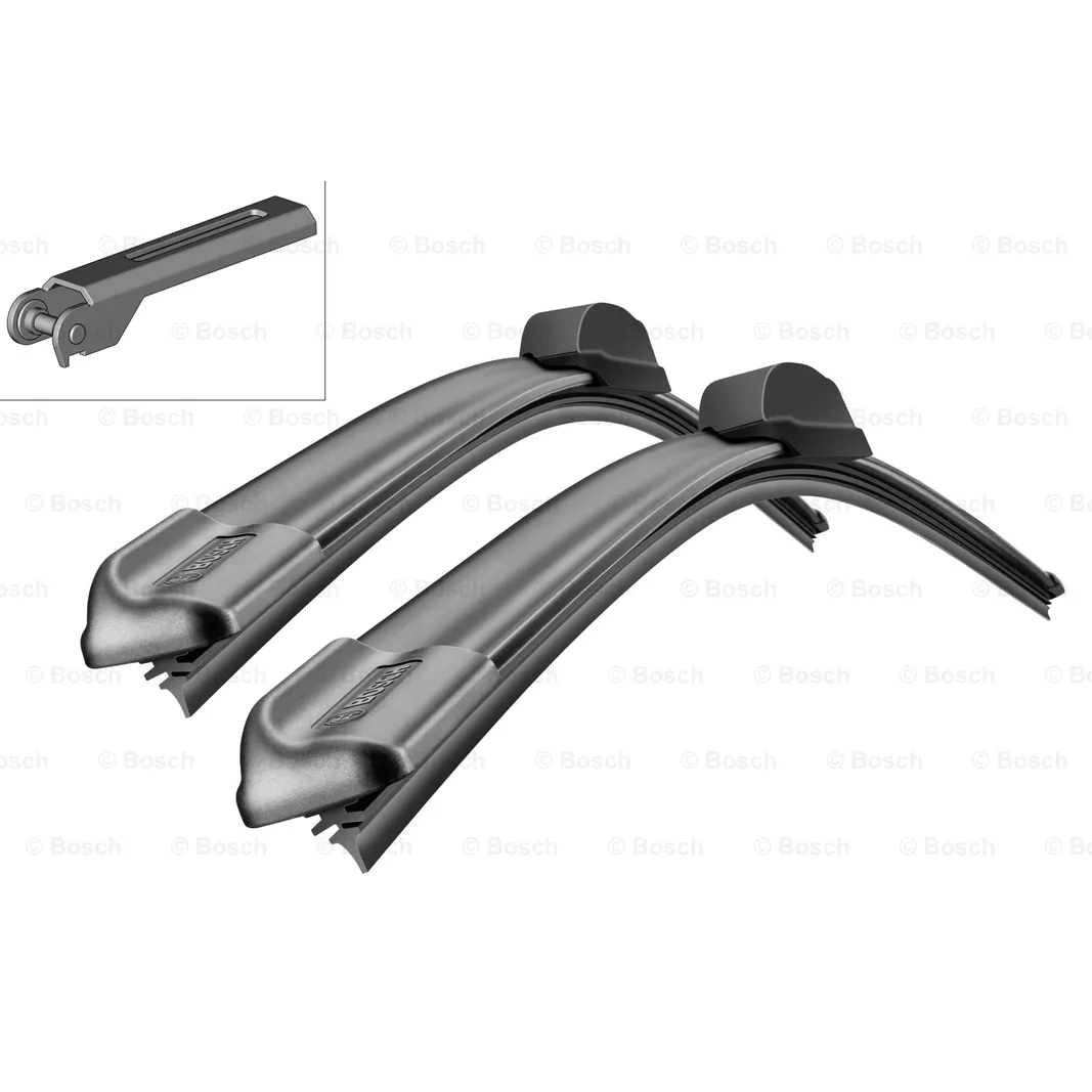 Щетка стеклоочистителя 550/550 мм бескаркасная комплект 2 шт BOSCH AERO 3 397 118 933