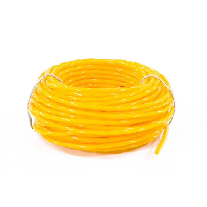 Леска для триммера квадратная витая, 2.4 мм x10 м DENZEL 96175