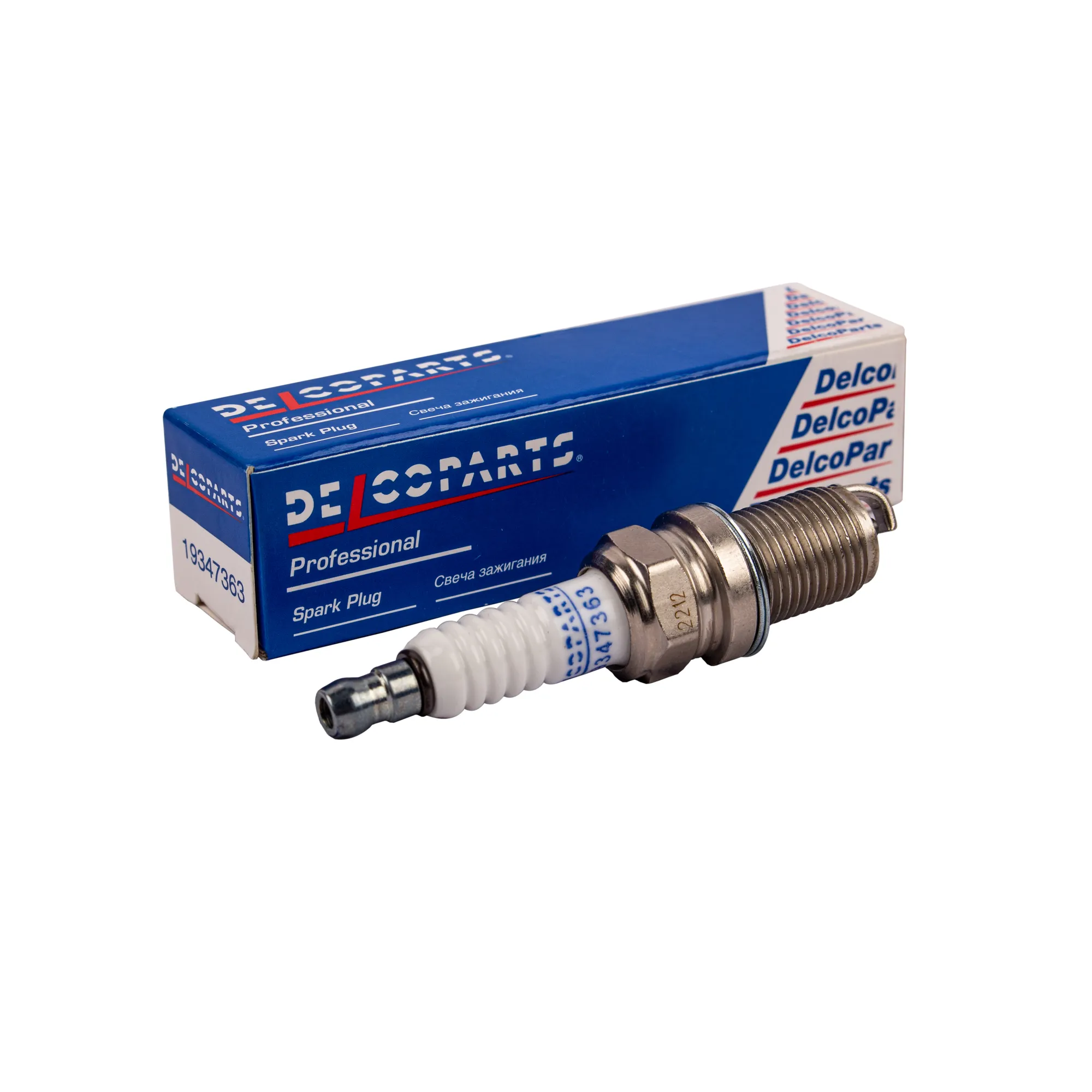 Свеча зажигания с медным электродом Chevrolet AVEO, CRUZE, LACETTI DelcoParts 19347363
