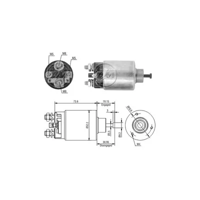 Реле втягивающее VOLVO ERA ZM1860