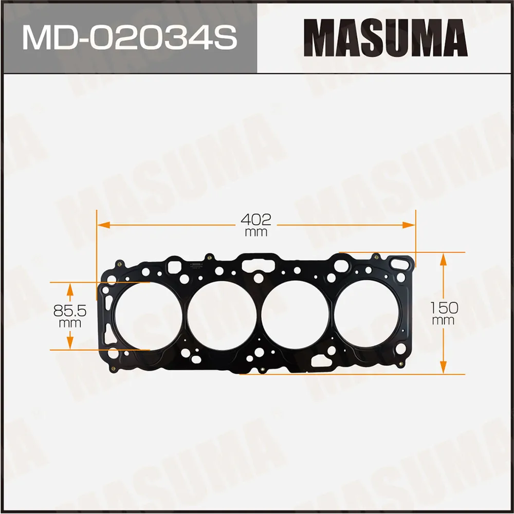 Прокладка ГБЦ MASUMA MD-02034S