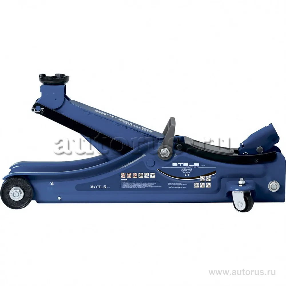 Домкрат гидравлический подкатной, 2 т, Low Profile, 80-380 мм Stels 51129 STELS 51129