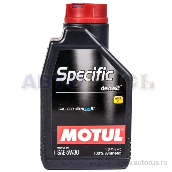 Масло моторное Motul Specific DEXOS2 5W-30 синтетическое 1 л 102638