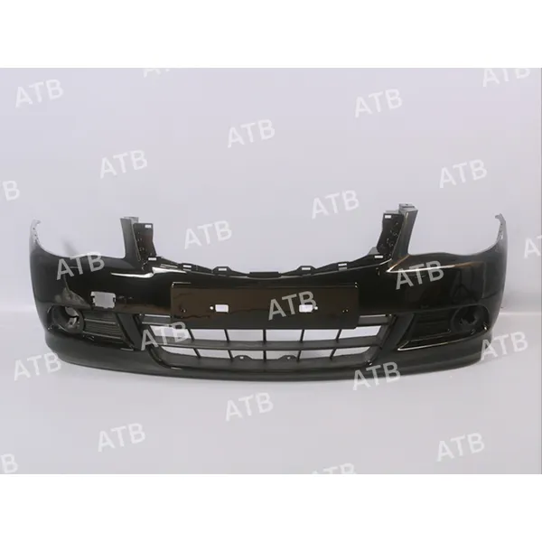 Бампер Nissan Almera G15 3 2012-2018 передний (под букс. крюк справа) Черный ATB 1ANA5010FZ11