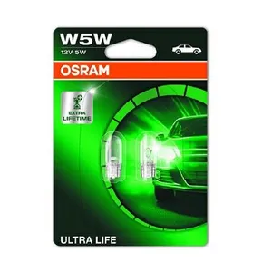 Лампа 12V W5W 5W OSRAM ULTRA LIFE 2 шт. блистер 2825ULT-02B