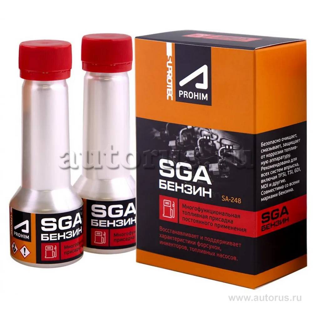Многофункциональная присадка в бензин SUPROTEC A-PROHIM SGA 2х50 мл 122875 SUPROTEC 122875
