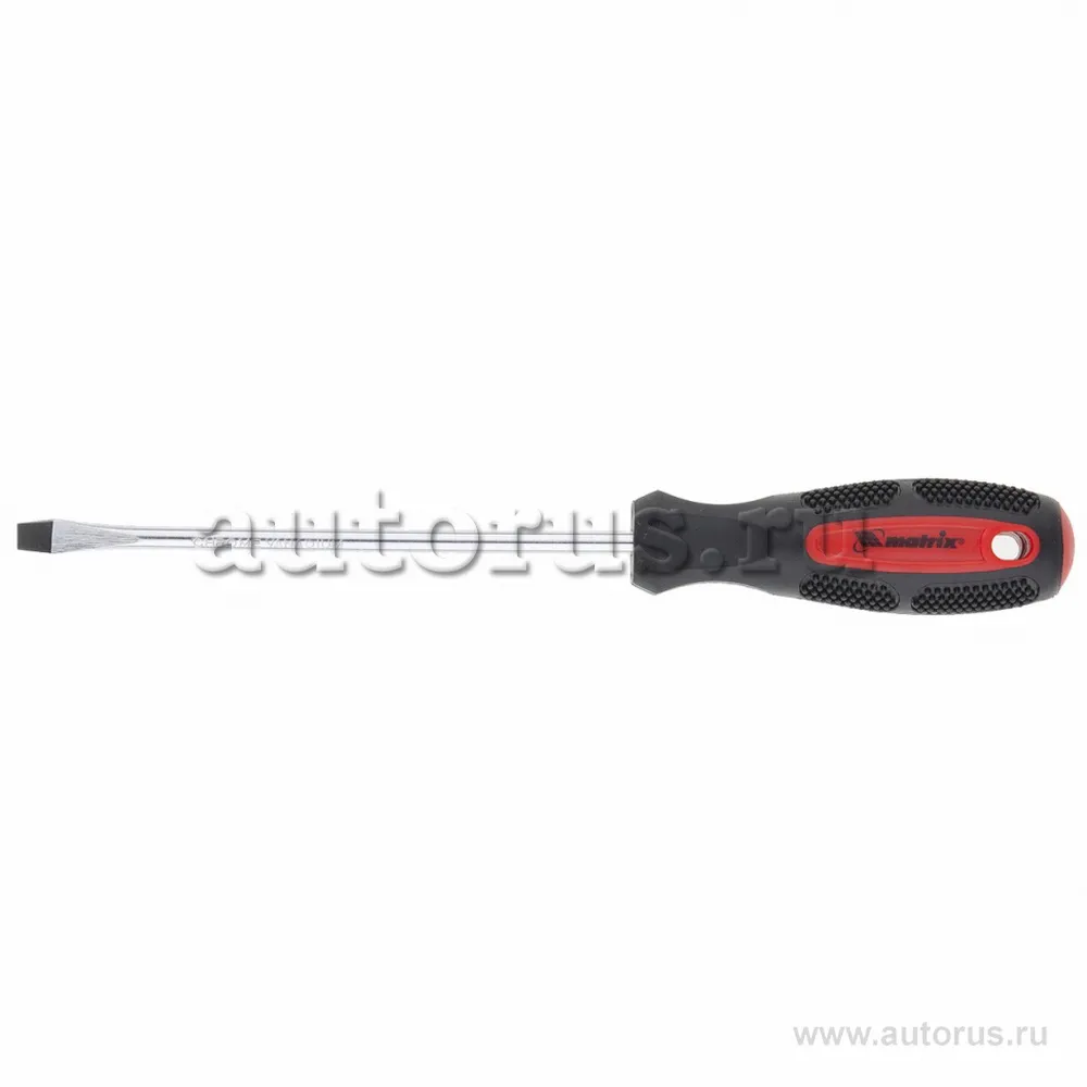 Отвертка Anti-Slip, SL8, 0x150 мм, CrV, двухкомп. рукоятка MATRIX 12226