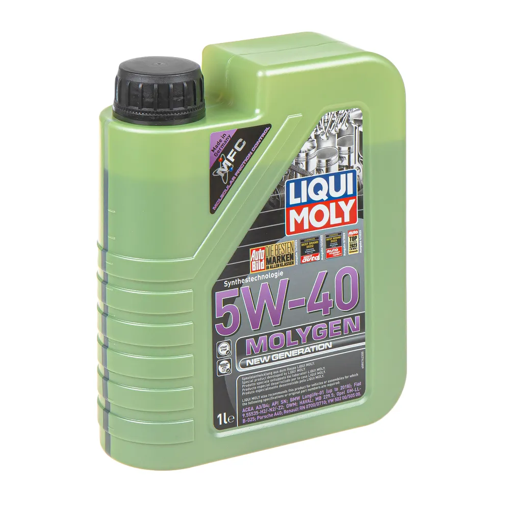 Масло моторное LIQUI MOLY Molygen New Generation 5W-40 синтетическое 1 л  8576 / 9053