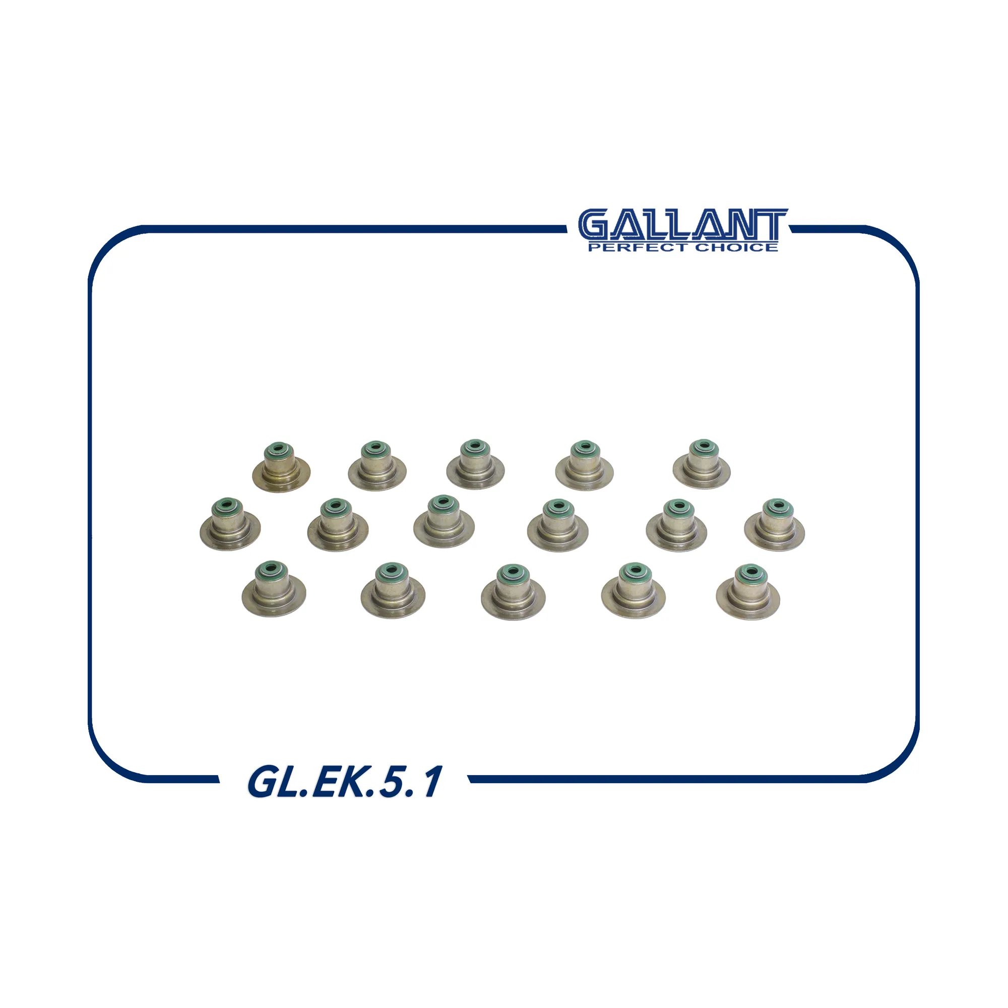 Колпачки маслосъемные 16 кл. GL.EK.5.1 LADA Largus, RENAULT Logan GALLANT GLEK51