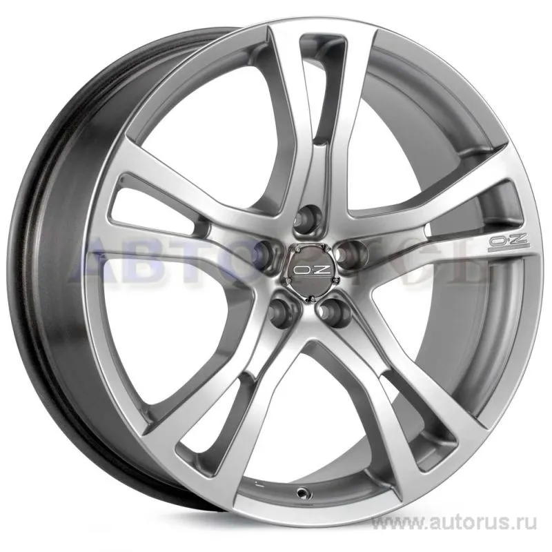 Диск литой R20 8J 5x114.3/79 ET32 OZ Palladio ST Crystal Titanium W0171720261