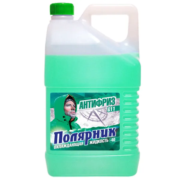 Антифриз Полярник G11 готовый -40C зеленый 5 кг 430206222