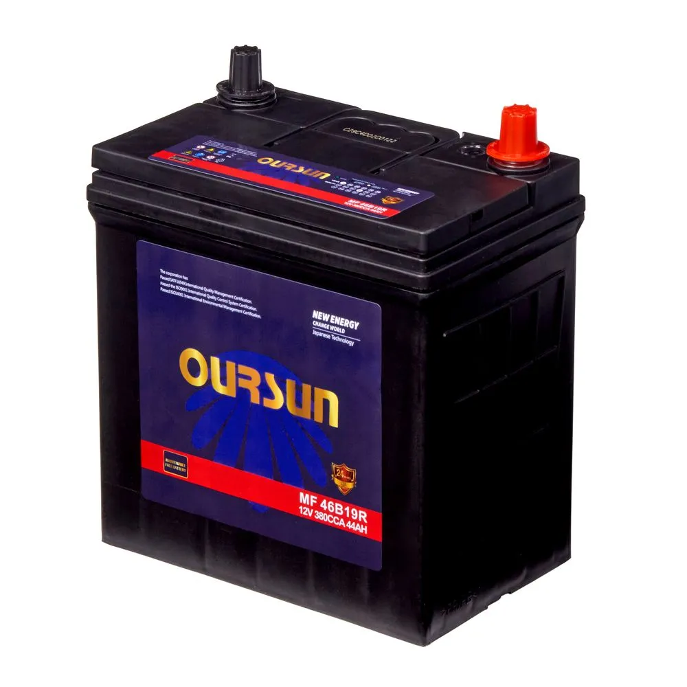 Аккумулятор OURSUN JIS MF 44 А/ч L+ (1) 222x196x128 EN380 А