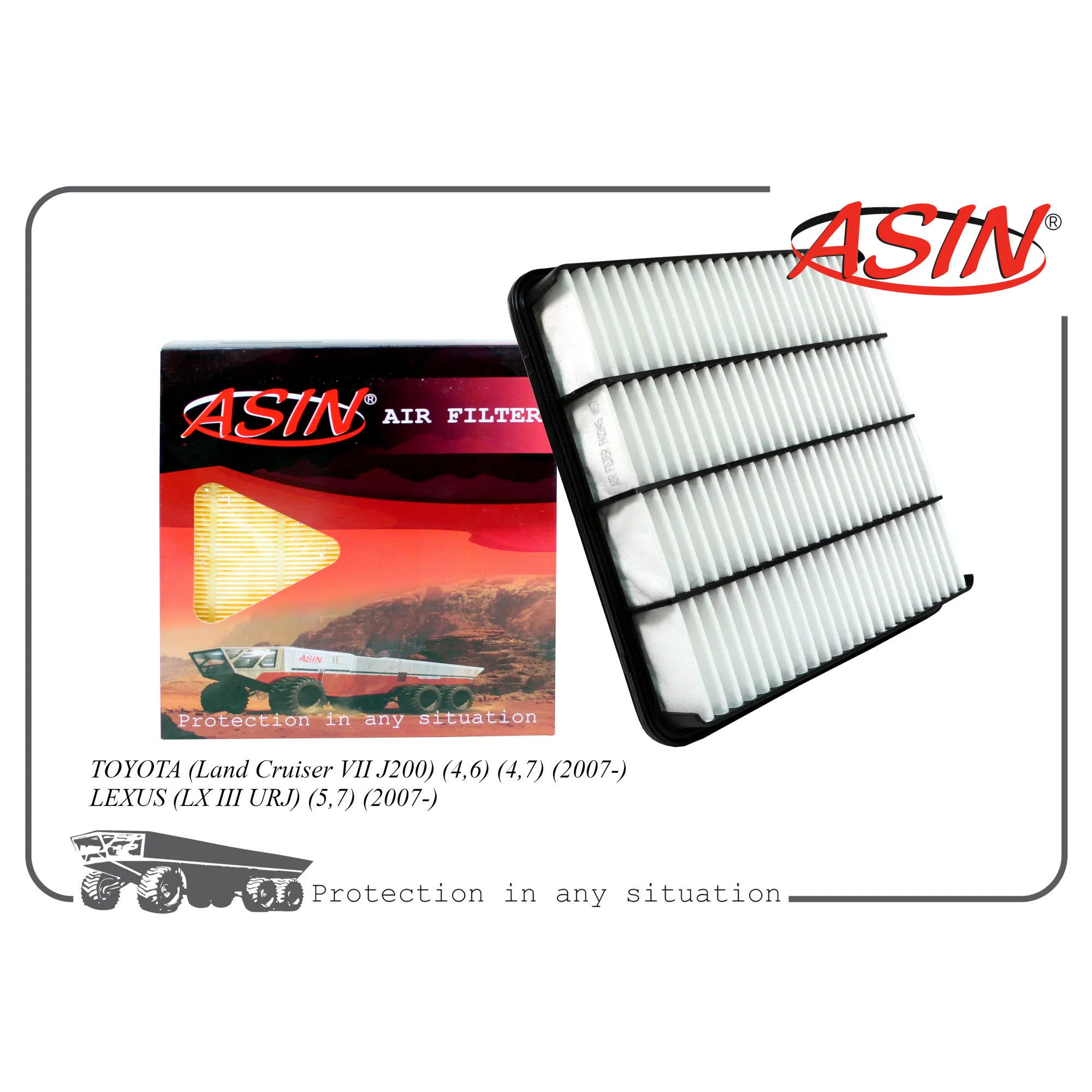 Фильтр воздушный 17801-38030/ASIN.FA2345 ASIN ASIN ASINFA2345
