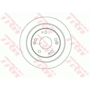 Диск тормозной задний HONDA CIVIC HATCHBACK 2012-> /D=276MM TRW DF6526