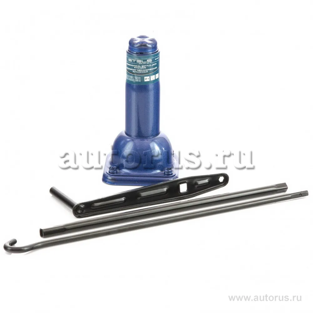 Домкрат механический бутылочный, 2 т, h подъема 270–485 мм, домкрат, ручка Stels 50105 STELS 50105