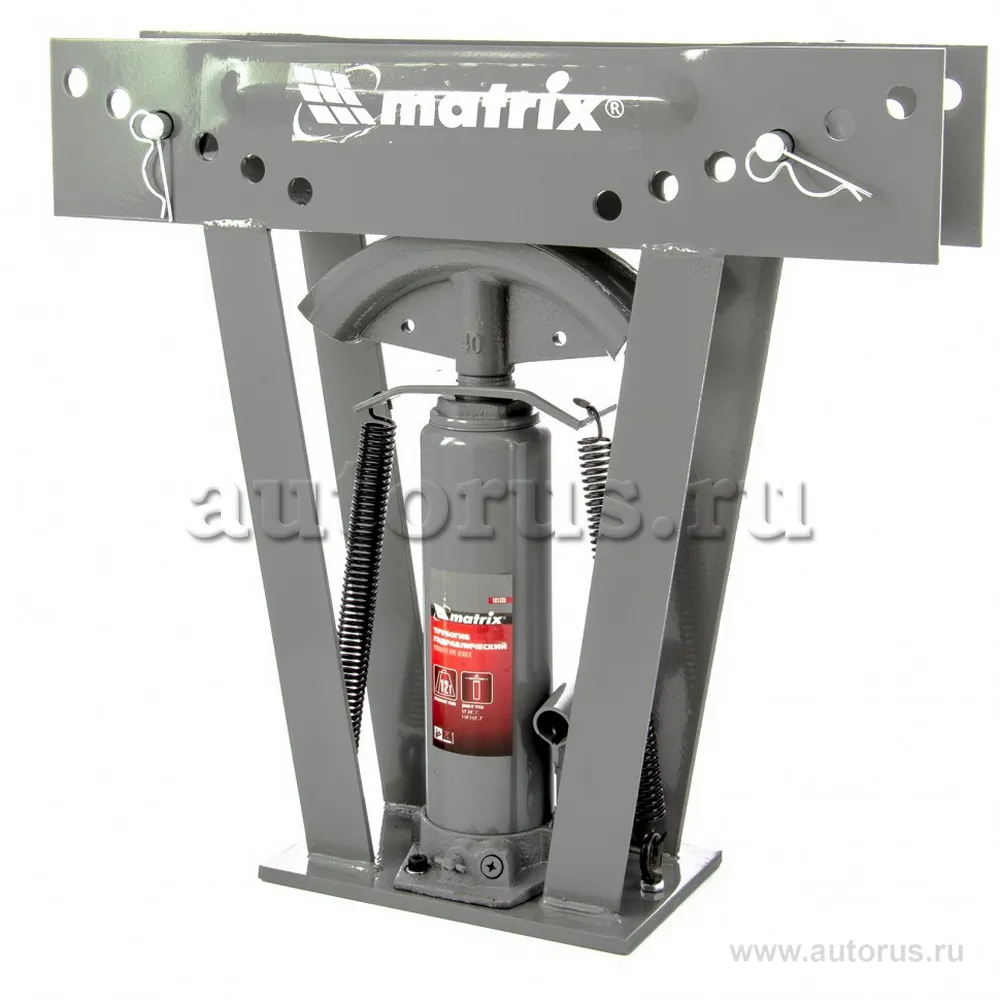 Трубогиб гидравлический, 1/2-2, 12 т, в комплекте с башмаками MATRIX 181335