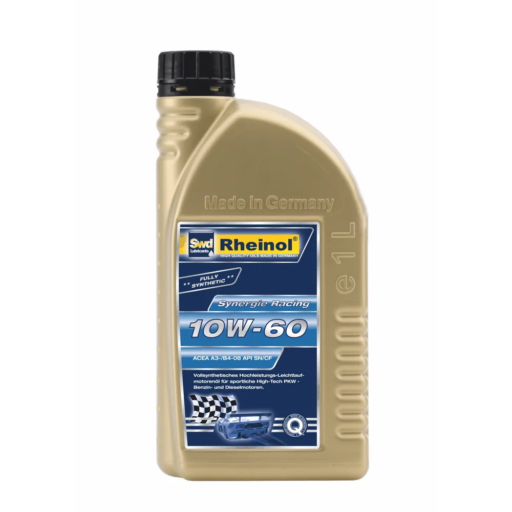 МАСЛО МОТОРНОЕ СИНТ. SWD RHEINOL SYNERGIE RACING 10W-60 (1Л) 31158180 SWD RHEINOL 31158180