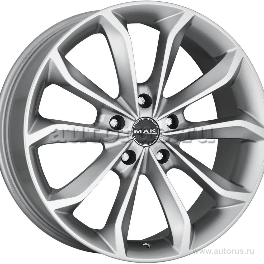 Диск литой R20 9.5J 5x130/71.6 ET50 MAK Xenon Hyper Silver F9520XEHS50KY3
