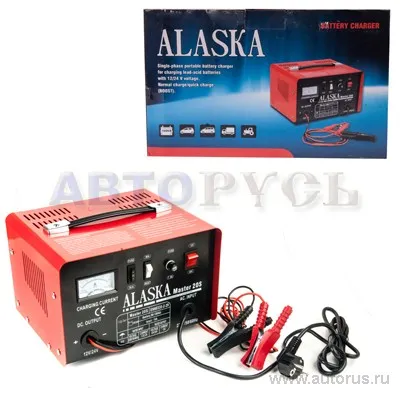 Зарядное устройство 12В/24В 230Вт/380Вт 16А 90-180Ач 220В ALASKA MASTER 20S