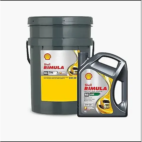 Масло моторное SHELL Rimula R6 LME 5W-30 синтетическое 4 л 550057735