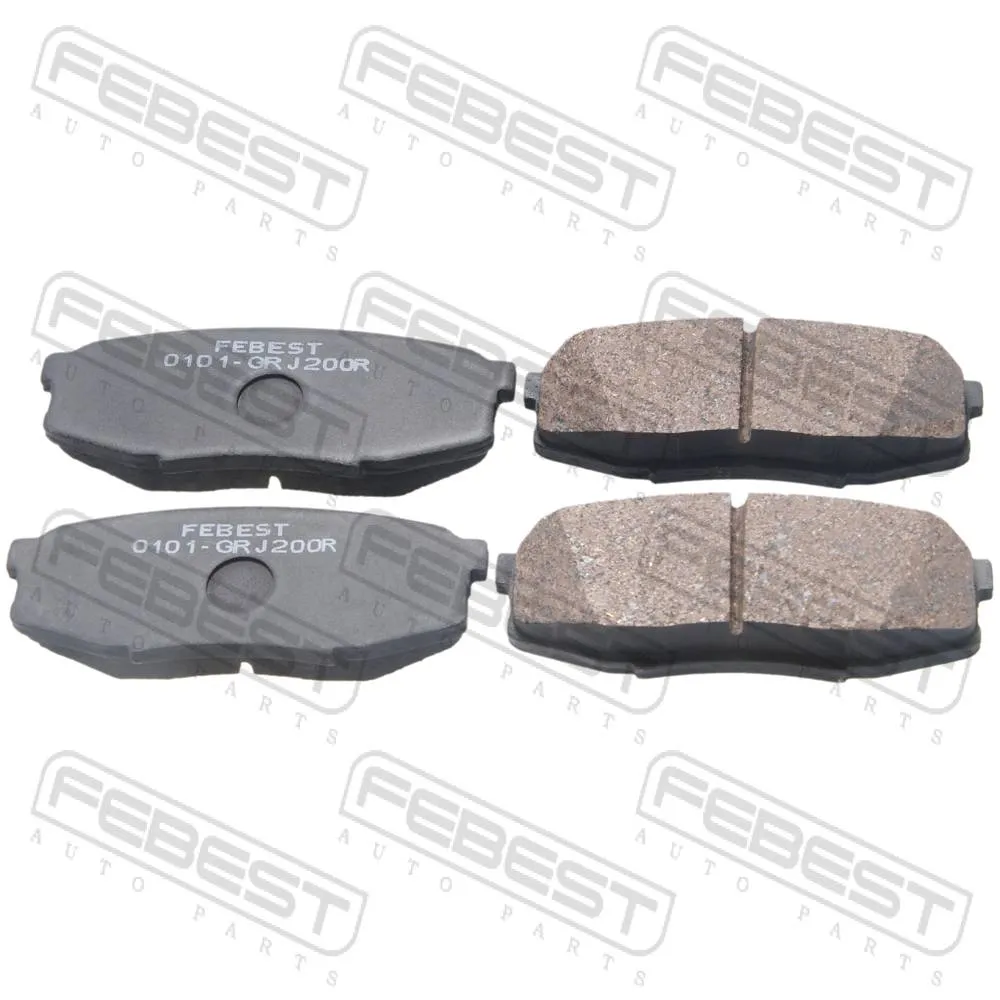 Колодки тормозные задние FEBEST 0101-GRJ200R