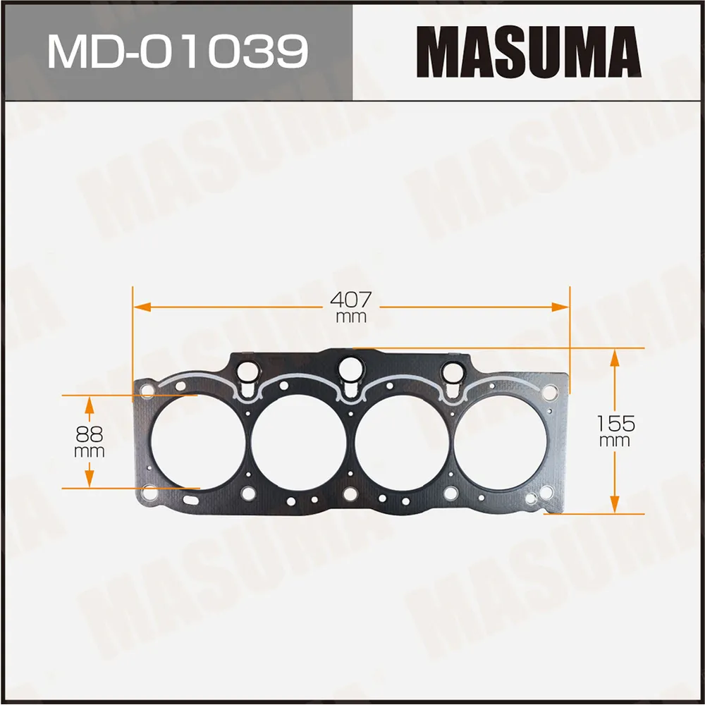 Прокладка ГБЦ TOYOTA SCEPTER MASUMA MD-01039