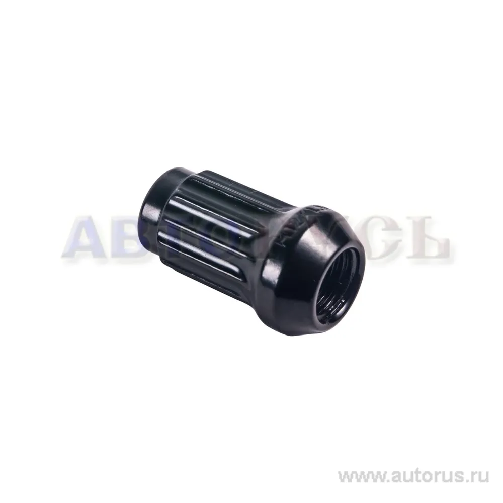 Гайка колесная 12x1.25x34, 12 луч. конус черный закрытая BANTAJ BG540