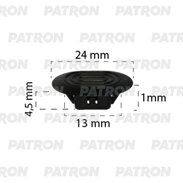 Клипса пластмассовая Toyota Corolla E15 06-13 применяемость: клипса кре PATRON P37-2734T