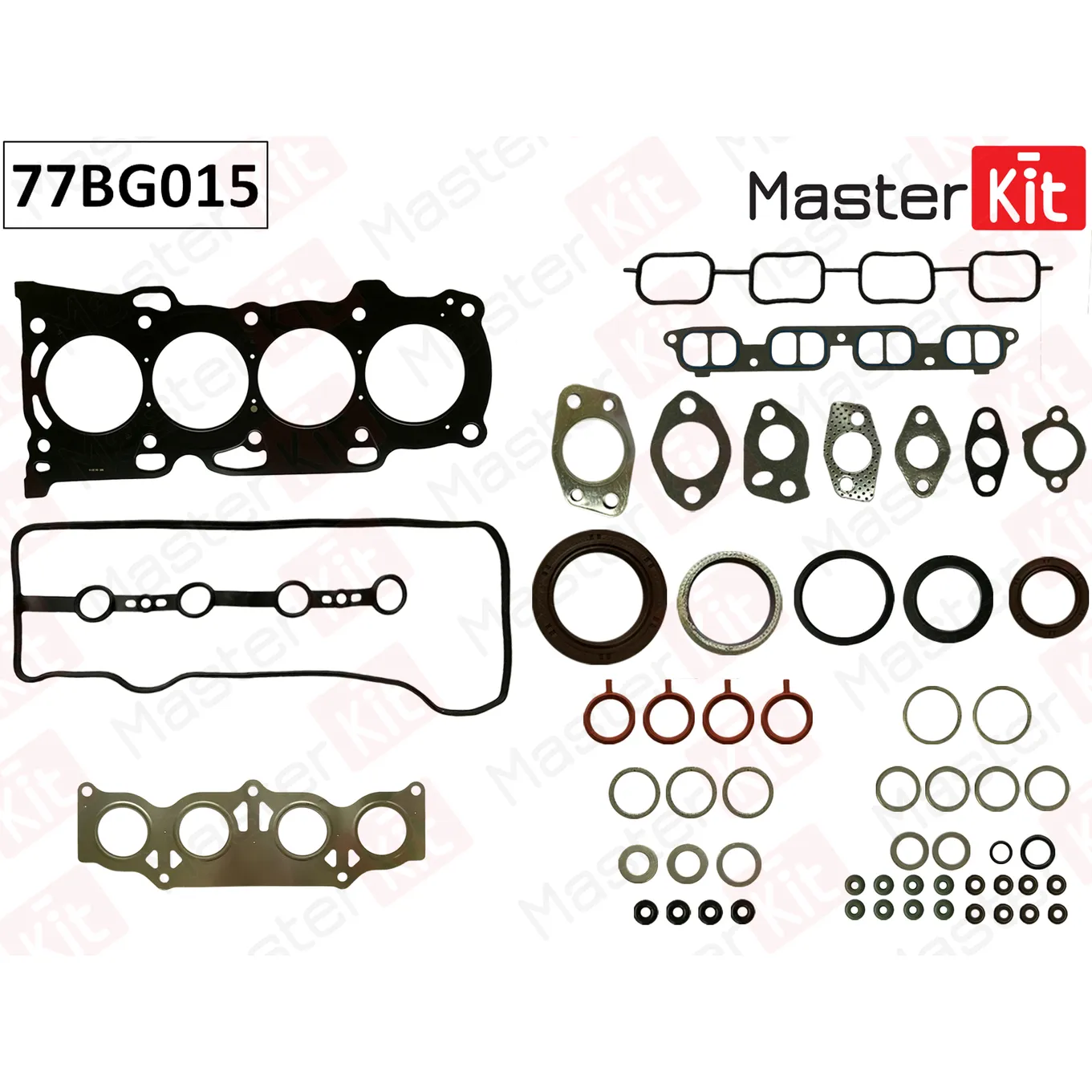 Полный комплект прокладок ДВС MASTERKIT 77BG015