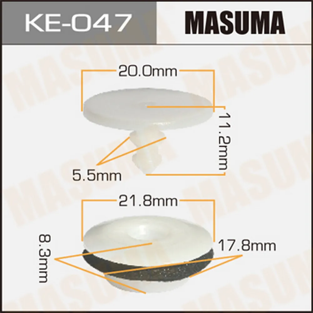 Клипса NISSAN CUBE 08- MASUMA KE047