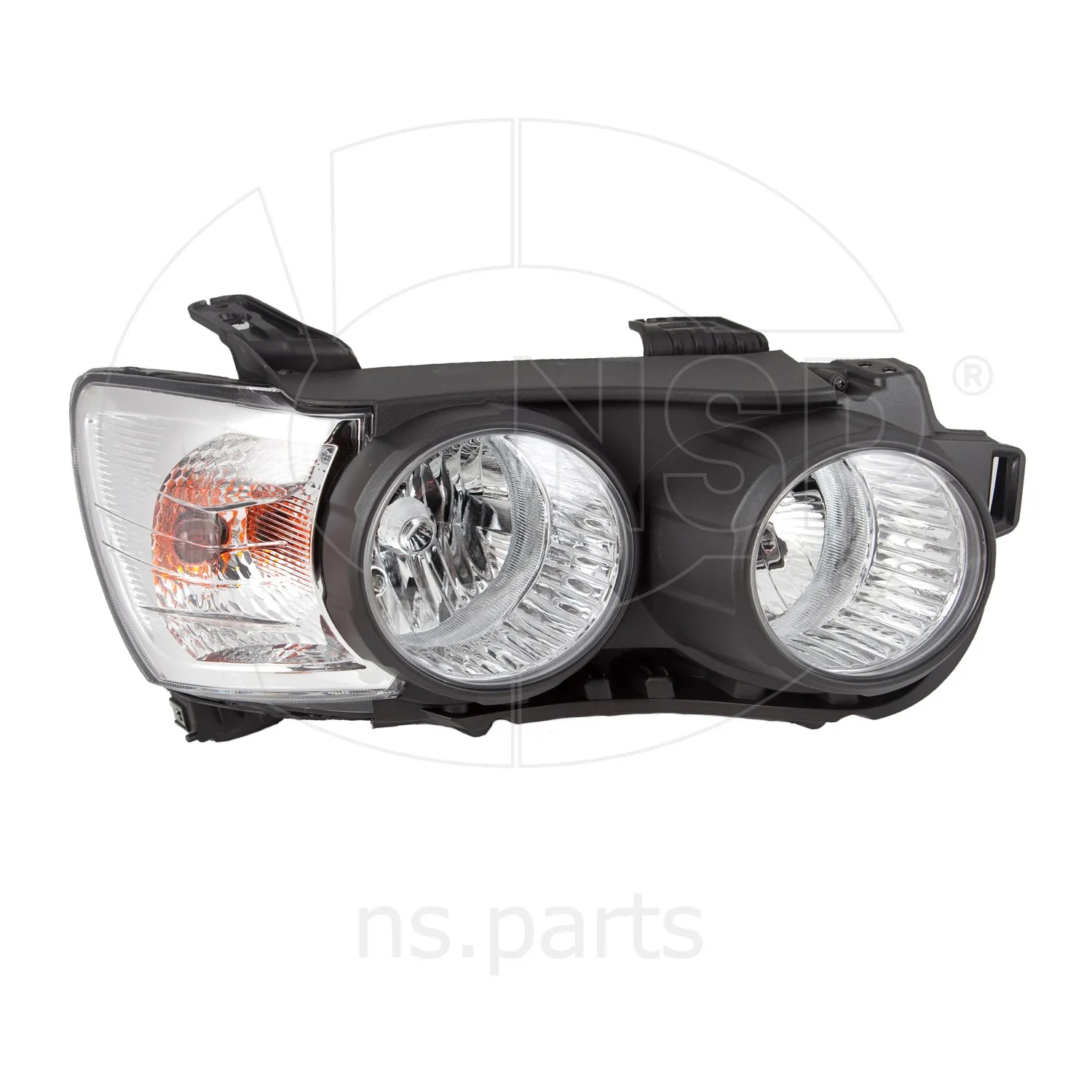 Фара правая CHEVROLET Aveo II (T300) (черная) NSP0196831062