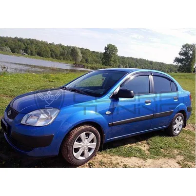 Дефлектора окон Kia Rio II Sd 2005-2011Pride Sd 2005-2009 Cobra tuning K11005