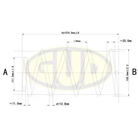 ПРУЖИНА ПЕР Ford Focus II 2.01.6TDCI 04