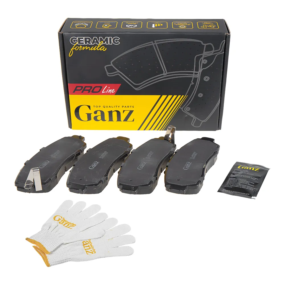 Колодки тормозные передние PRO-Line Ceramic для EXEED TXL GANZ GIJ09200C
