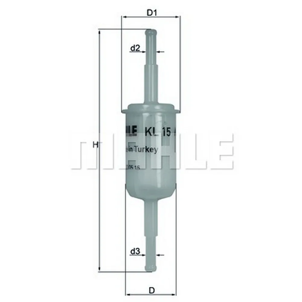 Фильтр топливный KNECHT/MAHLE KL15