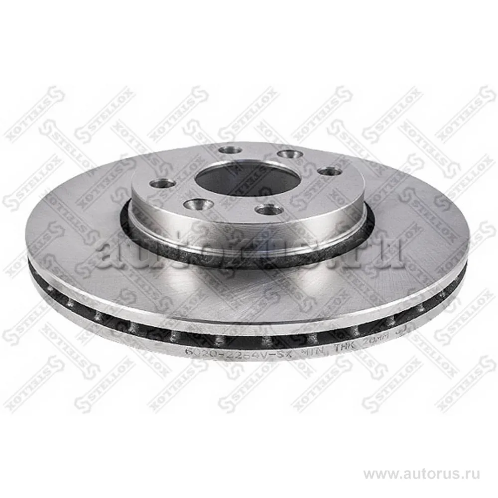 Диск тормозной передний NISSAN MICRA 1.0-1.5DCI 03> STELLOX 60202264V_SX