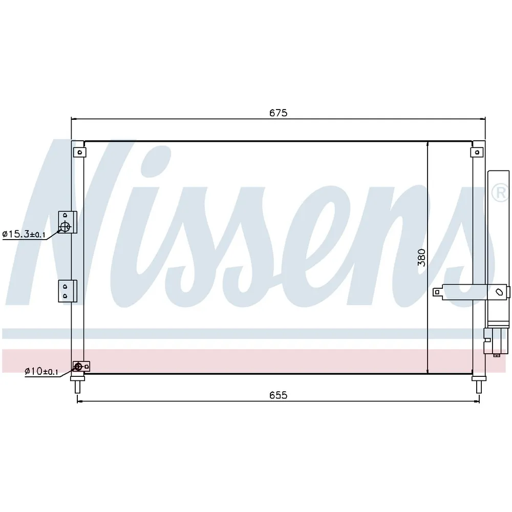 Радиатор кондиционера NISSENS 940197