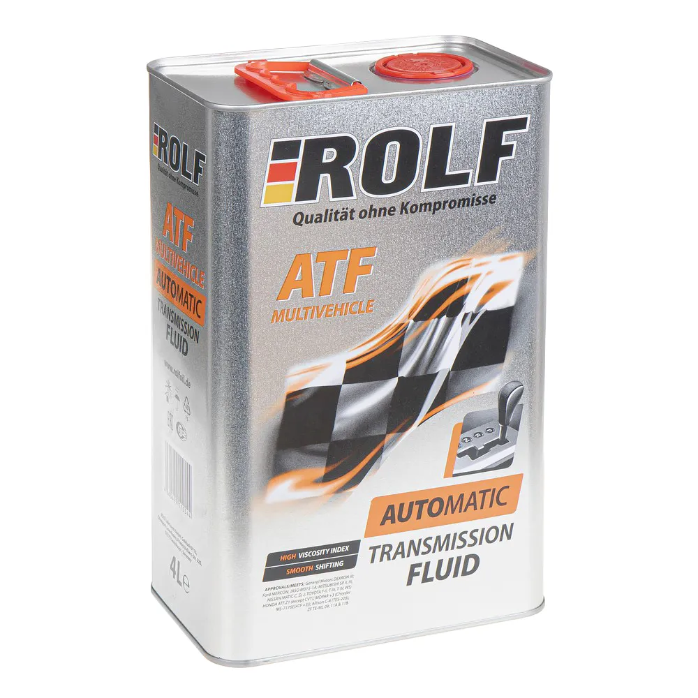 Масло трансмиссионное ROLF ATF Multivehicle синтетика 4л 322288