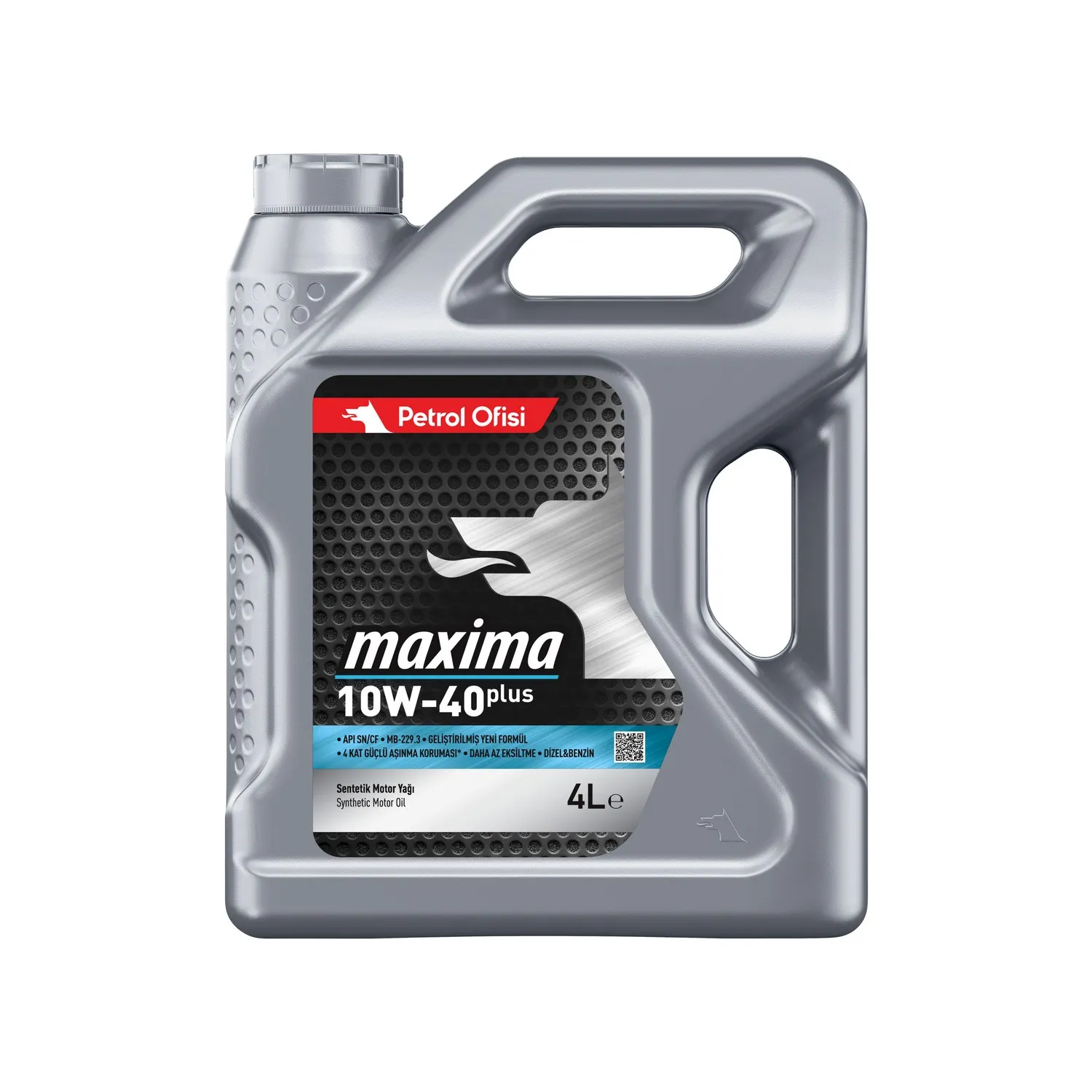Масло моторное MAXIMA 10W-40 PLUS 4 л. Petrol Ofisi 400001347