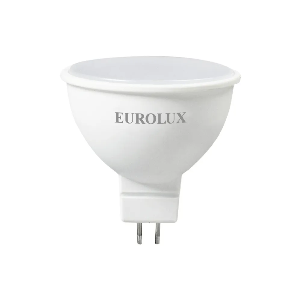 Лампа светодиодная LL-E-MR16-7W-230-4K-GU5.3 (рефлектор, 7Вт, нейтр., GU5.3) Eurolux 76/2/24