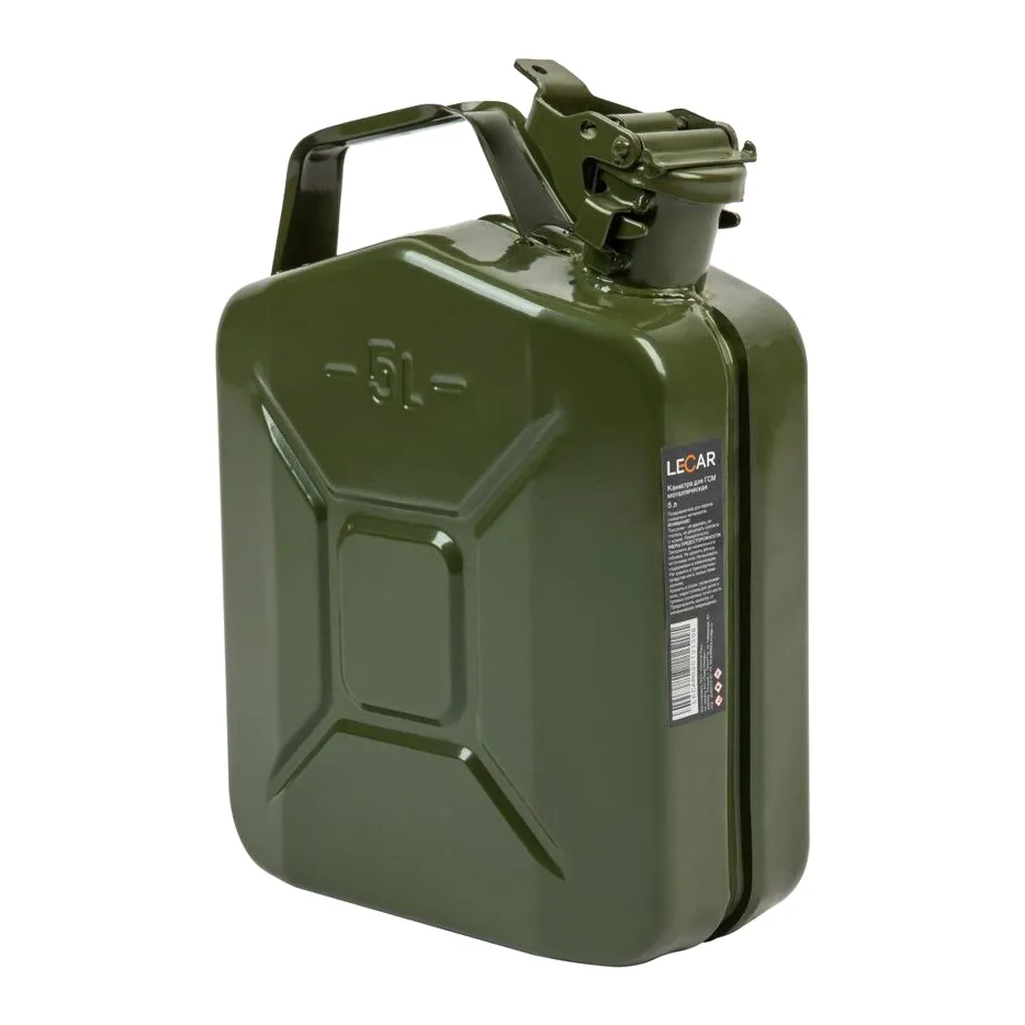 Канистра для ГСМ LECAR, 5л. (металл)